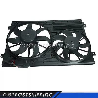 For 05-17 Radiator Cooling Fan Assembly 620-805 Audi VW Beetle Passat Golf Jetta • $79.66