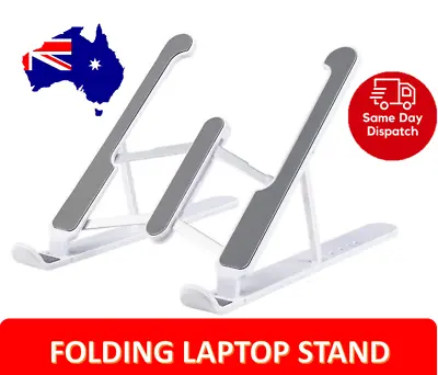 $9.99 • Buy Ergonomic Portable Adjustable Laptop Stand Foldable Desktop Tripod Tray Holder
