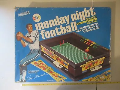 Vintage Aurora Monday Night Football Game TESTED Complete 1972 • $35