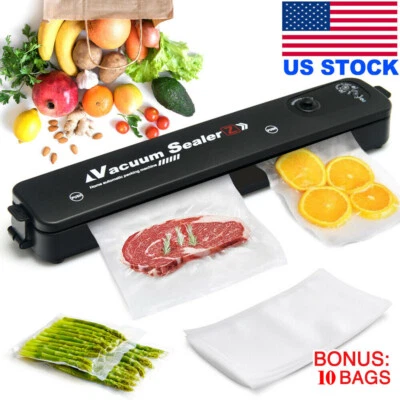 $18.99 • Buy Vacuum Sealer Machine Food Preservation Storage Saver Automatic With Seal Bag