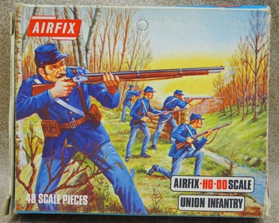£9.99 • Buy HO-OO S-12-89 Vintage US American Civil War Union Infantry 01712-9 Airfix 02383