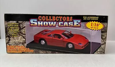 Car Collectors Show Case - Clear Plastic - (fits 1:18 Die Cast Models) -NIB • $15