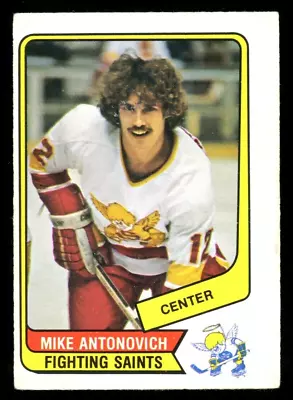 1976-77 OPC O PEE CHEE WHA #23 Mike Antonovich VG-EX MINNESOTA FIGHTING SAINTS • $9.34