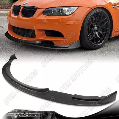 For 08-13 BMW E90 E92 E93 M3 Matt Black Front Bumper Lip Splitter Spoiler 3pcs • $92.99