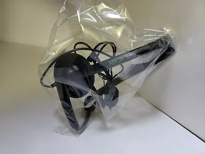 Original Microsoft XBOX 360 Genuine OEM Black Wired Chat Headset With Mic #15F • $16.58
