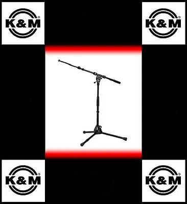 K&M 259 25900B Mic Stand & Boom Konig & Meyer W/ Boom Arm Free US 48 Shipping! • $88.99