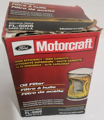 Genuine OEM Ford Motorcraft FL-500S Replacement Oil Filter New Free Shipping USA • $13.02