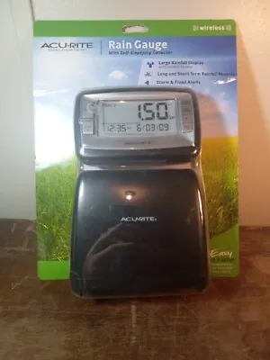 AcuRite Wireless Digital Rain Gauge W/Self Emptying Collector Brand New In Pkg • $25.95