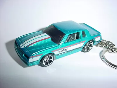 HOT 3D BLUE MONTE CARLO SS CUSTOM KEYCHAIN Keyring MUSCLE Ornament 85 Hot Wheels • $15.95