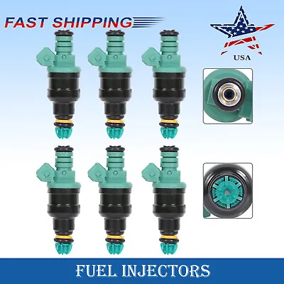 6 Set Fuel Injector 0280150415 FJ292 For BMW M3/323is/325is/525i E36/E34/M50/S50 • $42.88