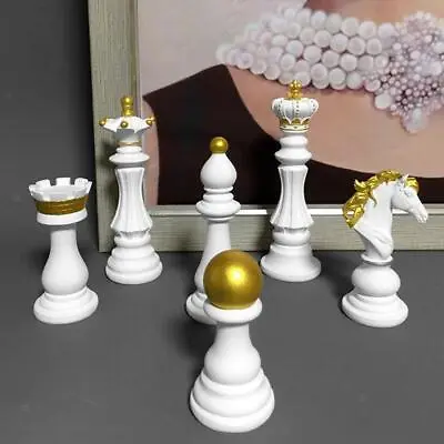 £8.27 • Buy Resin Chess Piece Statue Sculpture Ornament Board Games Accessories Home
