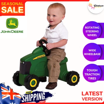 $53.85 • Buy John Deere Sit-n-Scoot Tractor Kids Car Push Baby Ride On Toys Toddler Play Toy