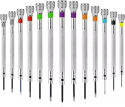 13 Pieces Professional Watch Screwdriver Set Micro Precision Watchmaker Screwdri • $12.78