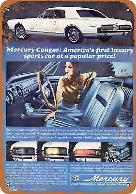 Metal Sign - 1967 Mercury Cougar - Vintage Look Reproduction • $18.66