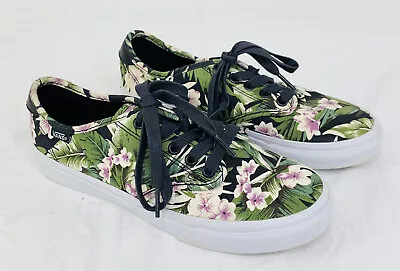Vans Ultracush Chukka Canvas Tropical Hawaiian Floral Lace Shoe Sneaker Wmn 7.5 • £27.55