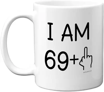 - 70Th Birthday Gifts For Women Men Novelty Mug Middle Finger Funny Gifts Per • £15.15