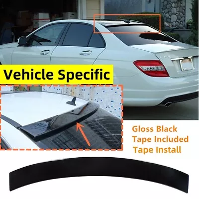 Fits Benz W204 C250 C300 Sedan Gloss BLK AMG Style Rear Window Roof Spoiler Wing • $69.99