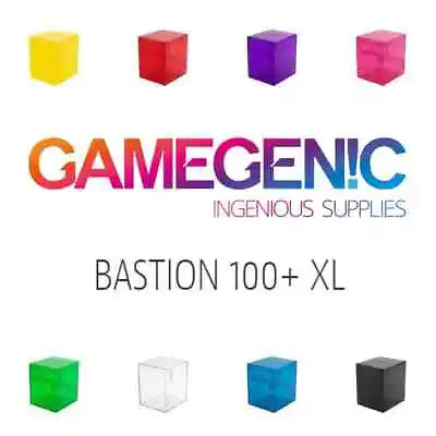 Gamegenic BASTION 100+ XL Convertible Deck Box - NEW **CHOOSE YOUR COLOR** • $13.99