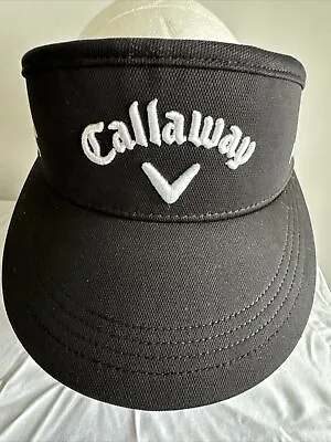 Callaway Tour Authentic High Crown Odyssey Epic Flash Adult Visor Black NEW Bag2 • $19.99