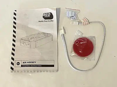 $9.99 • Buy Red Toolbox Air Hockey Table Replacement Parts Set 2 Pucks Instructions Cable