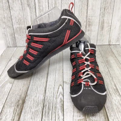 $19.95 • Buy Polo Ralph Lauren Sport Shoes Sneakers Womens Size 8.5 Black Red Mesh Active