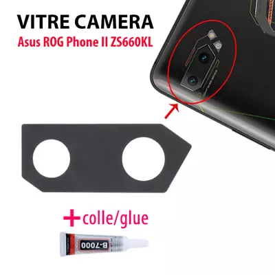 Asus ROG Phone II 2 ZS660KL Glass Lens Camera Rear Camera + Glue • $14.49