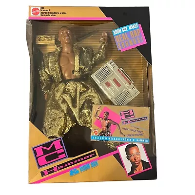 Mattel MC Hammer & Boom Box Doll With Cassette Tape 1991 Vintage • $69.95