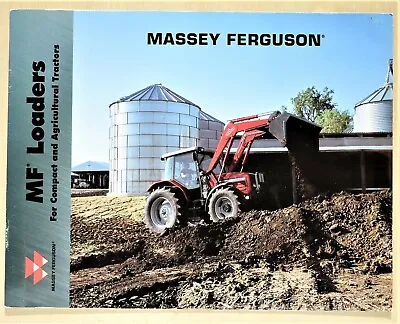 2001 Massey Ferguson Mf Loaders Brochure Catalog ~ 12 Pages • $7.65
