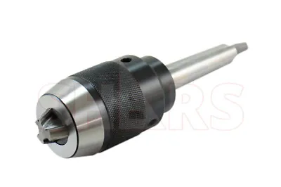 SHARS 1/2  Keyless Drill Chuck W/Morse Taper 2 Integral Shank Arbor MT2 2MT P[ • $61