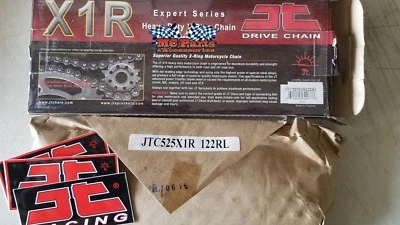 $74.49 • Buy VT750 SHADOW ACE Chain 525-122 Links X-ring JT X1R GSXR 750 GSXR 600 NINJA R6