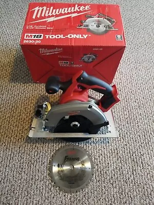 Milwaukee 2630-20 M18 18V Cordless 6-1/2 Inch Cordless Circular Saw Bare Tool • $110