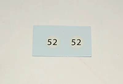 Matchbox 1/75  52A Maserati   52  Decals  (#138) • $8.50