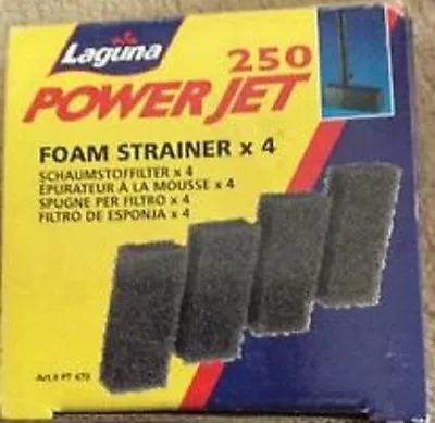 Laguna Powerjet 100/250 FILTER Foams X4 In Box / Foam Strainer. Ponds PT470 • £2.99