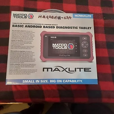 Matco Tools Maxlite MDMAXLITE Basic Android Based Diagnostic Tablet NEW Open • $370