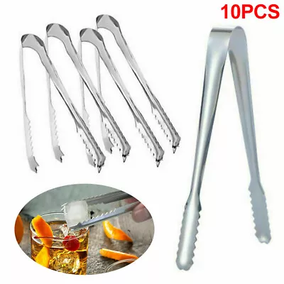 10x Wedding Bar Sweet Candy Buffet BBQ Party Kitchen Scoop Ice Cube Tongs Tools • £2.99