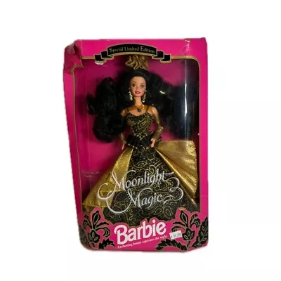 NEW Barbie Moonlight Magic 1993 Limited Edition Brunette 10608 Damaged Box • $12.95