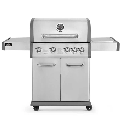 £359.98 • Buy Dellonda 4+1 Burner Deluxe Gas BBQ Grill, Stainless Steel, Side Burner, Ignition