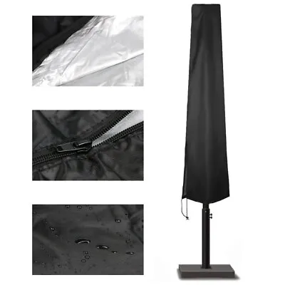 £6.99 • Buy Large Heavy Duty Garden Parasol Cover Patio Umbrella Waterproof Protector