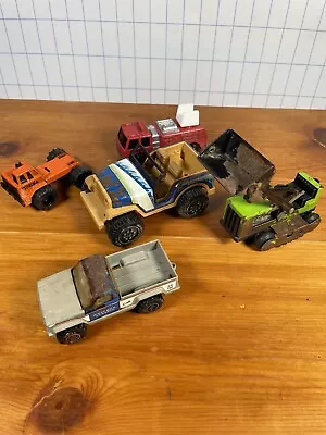 Lot Of 5  Vintage Metal Tonka Trucks And Toy From 60s 70s 90s. • $29