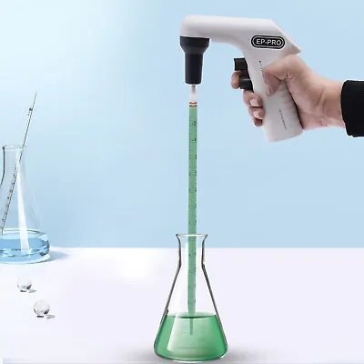 0.1-100ml Digital Electric Pipette Controller Automatic Electronic Pipette Pump • $94.05