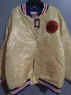 New York Knicks Mens Mitchell Ness Satin Jacket !973 Big And Tall Champions • $149.99