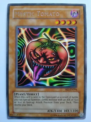 Yugioh Card Mystic Tomato SRL-EN094 • £1.50