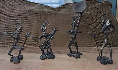 Musicians With Instruments ~ Nuts And Bolts Figurines • $15