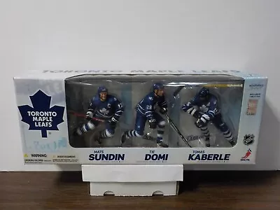 C1102 McFarlane NHL Toronto Maples 3pack Figures  Sundin Domi Kaberle  (NEW) • $44.99