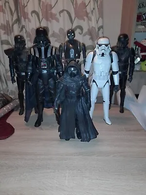 Star Wars Figures Kylo Ren Talking Figure 11  Darth Vader + Other 18  Figures • £29.99