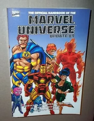 Marvel Essentials The Official Handbook Of The Marvel Universe Update '89 TPB • $24.99