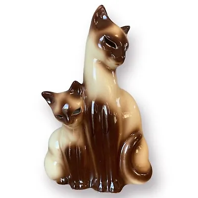 Howard Kron Siamese Cat TV Lamp Vtg Mid Century Lighting Kitschy Lamp Table Lamp • $194.99