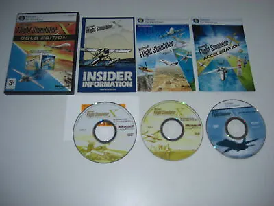 £16.99 • Buy Microsoft FLIGHT SIMULATOR X GOLD Inc. ACCELERATION Add-On Pc DVD Rom FSX Deluxe