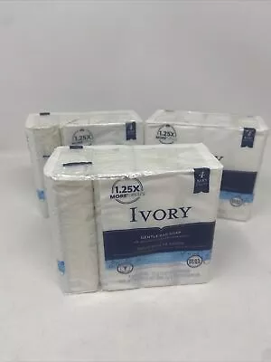 Ivory Original Pure Clean 4 Bath Soap Bars 99.44% Pure 3-Pack 4oz Each 12 Bars • $26.65