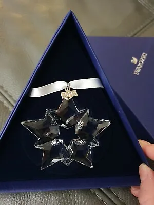 £54 • Buy Swarovski Annual Christmas Christmas Star Ornament 2019 Snowflake Clear Crystal